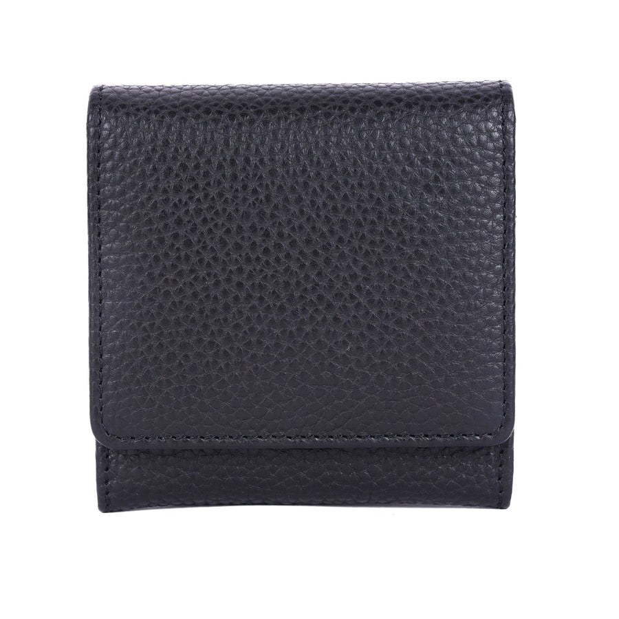 Leonora Leather Wallet Wallet Oran Black 