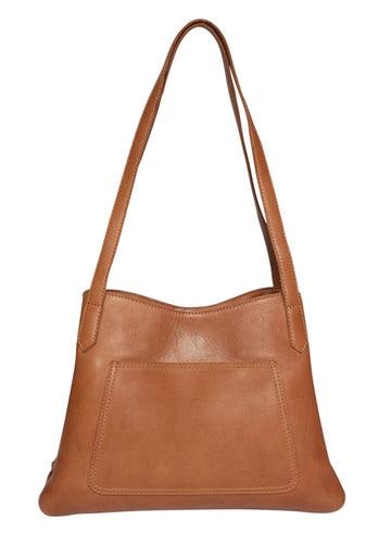 'Let's Go' Leather Bag Handbags, Wallets & Cases Modapelle Tan 