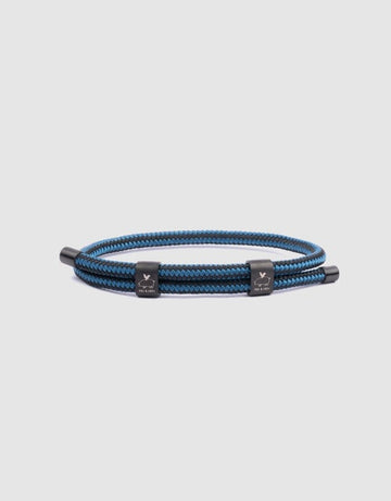 Little Lewis DBL Rope Bracelet - Ocean Blue | Black Jewellery Antell 