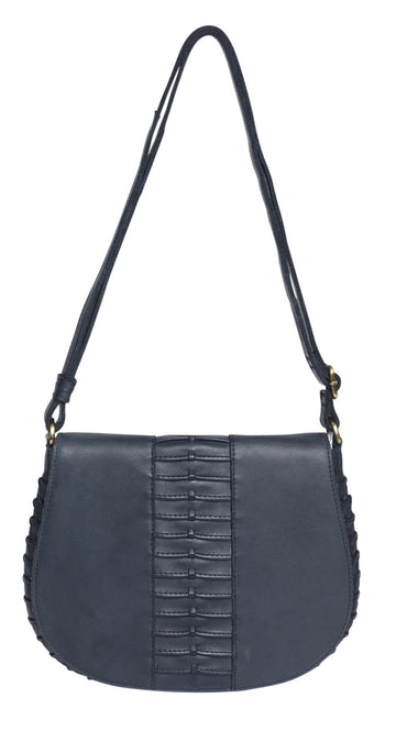 'Little Whisper' Leather Handbag Handbags, Wallets & Cases Modapelle Navy 