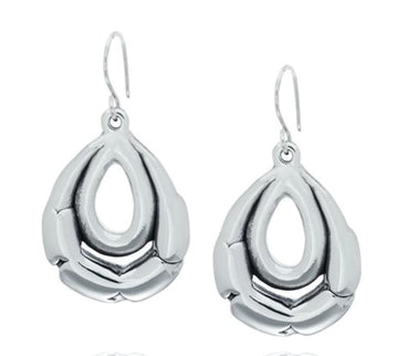 Loop de Loop Silver Earrings 