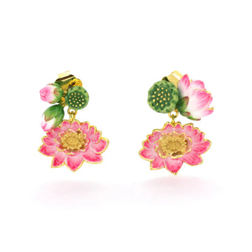 Lotus Earrings Good After Nine TH 