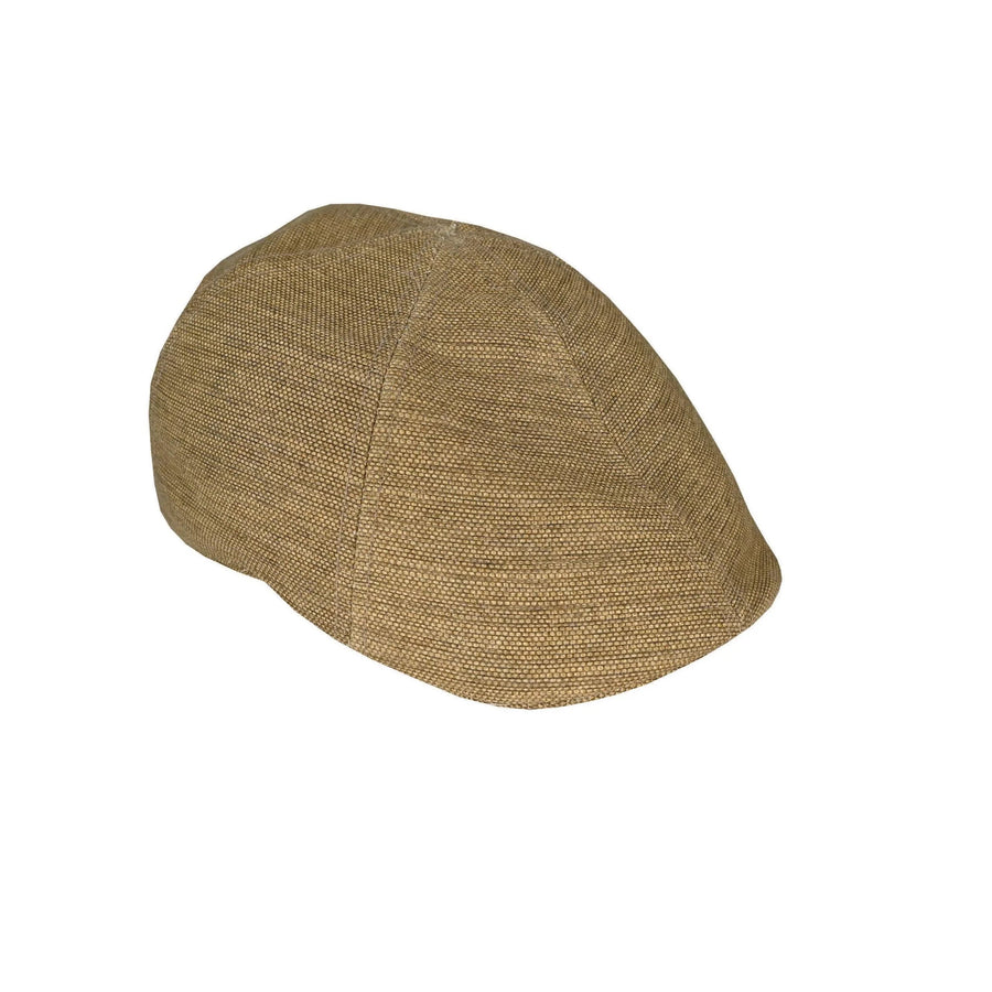 Louie 6 Panel Woven Toyo Cap Hat Avenel Brown S 