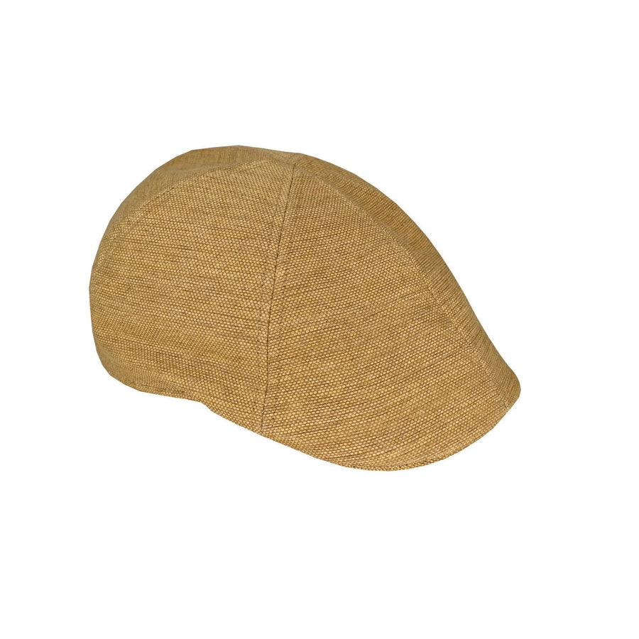 Louie 6 Panel Woven Toyo Cap Hat Avenel Tan S 