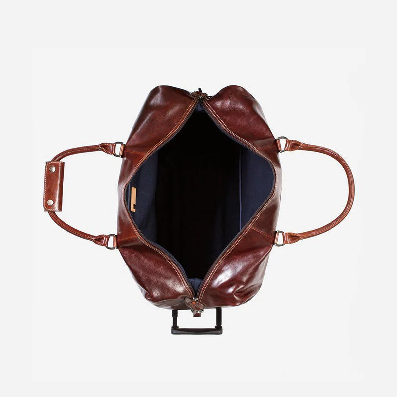 Málaga Leather Trolley Duffle Bag – Teddy Sinclair