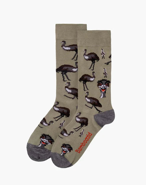 Men's Bamboo Socks - Eddie Emu Underwear Pussyfoot 
