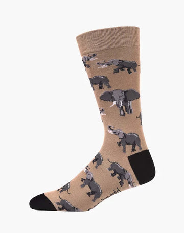 Men's Bamboo Socks - Elephant Underwear Pussyfoot 