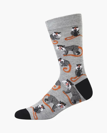 Men's Bamboo Socks - Emperor Tamarin Monkey Underwear Pussyfoot 