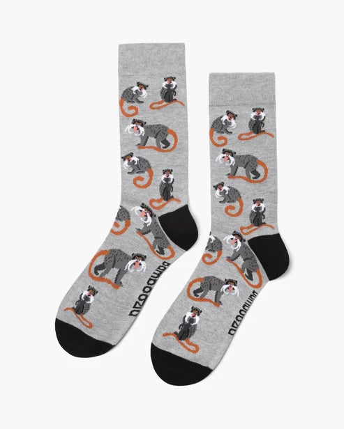 Men's Bamboo Socks - Emperor Tamarin Monkey Underwear Pussyfoot 