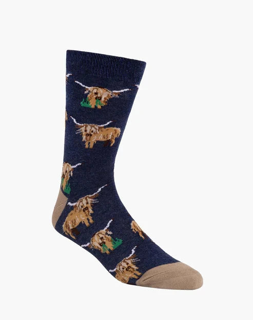 Men's Bamboo Socks - Hylander Cow Underwear Pussyfoot 