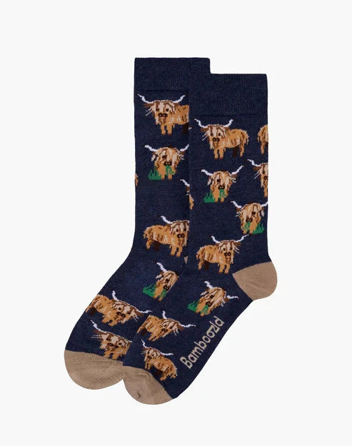 Men's Bamboo Socks - Hylander Cow Underwear Pussyfoot 
