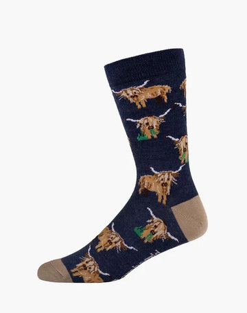 Men's Bamboo Socks - Hylander Cow Underwear Pussyfoot 