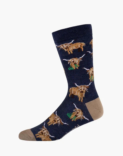 Men's Bamboo Socks - Hylander Cow Underwear Pussyfoot 