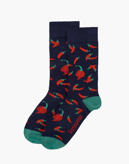 Men's Bamboo Socks - Reaper Chilli Underwear Pussyfoot 