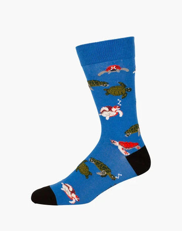 Men's Bamboo Socks - Sea Turtle Underwear Pussyfoot 