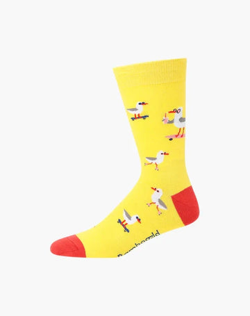 Men's Bamboo Socks - Seagulls Underwear Pussyfoot 