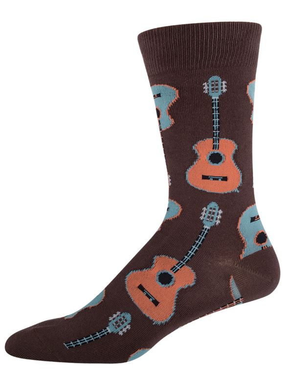Men's Graphic Socks Guitars Teddy Sinclair