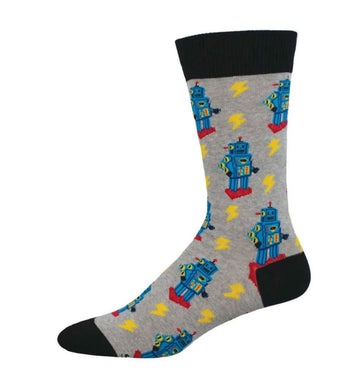 Men's Socks Robot Socks Bobangles 