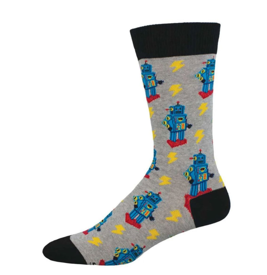 Men's Socks Robot Socks Bobangles 