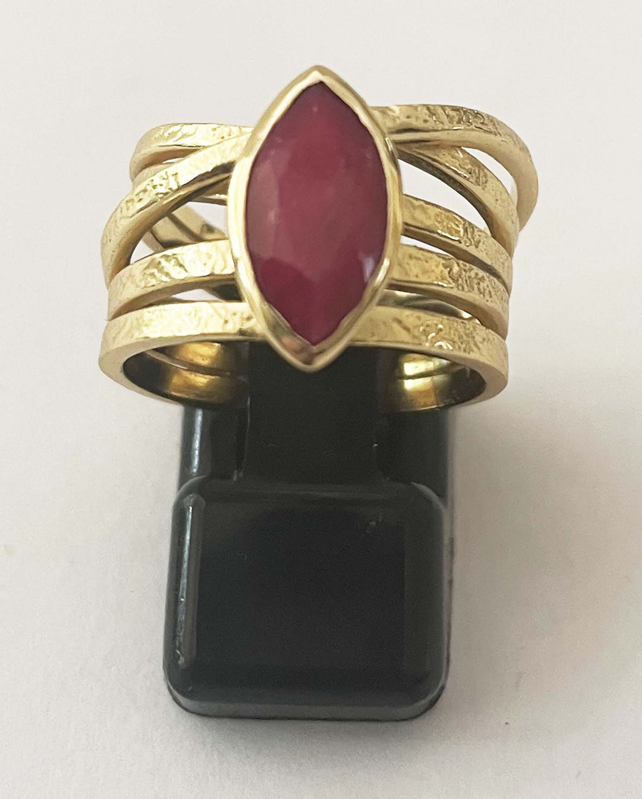 Mesmerising Gemstone Ring Ring Gems and Craft Indian Ruby 7 