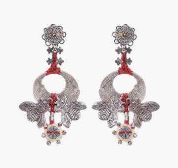 Metal Bee Earrings Earrings Ayala Bar 