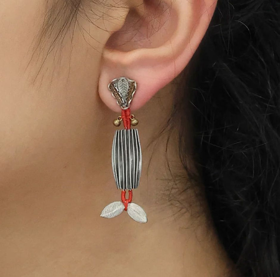 Metal Zamira Earrings Earrings Ayala Bar 