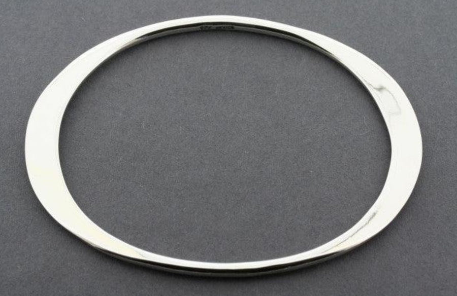 Mexican Flat Oval Silver Bangle Bracelet Makers & Providers 