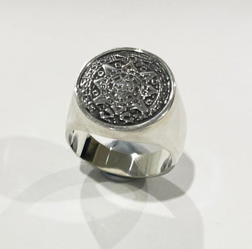 Mexican Mayan Signet Ring Men's Jewellery Makers & Providers 