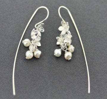Mexican Pearl Verbena Earrings Earrings Makers & Providers 