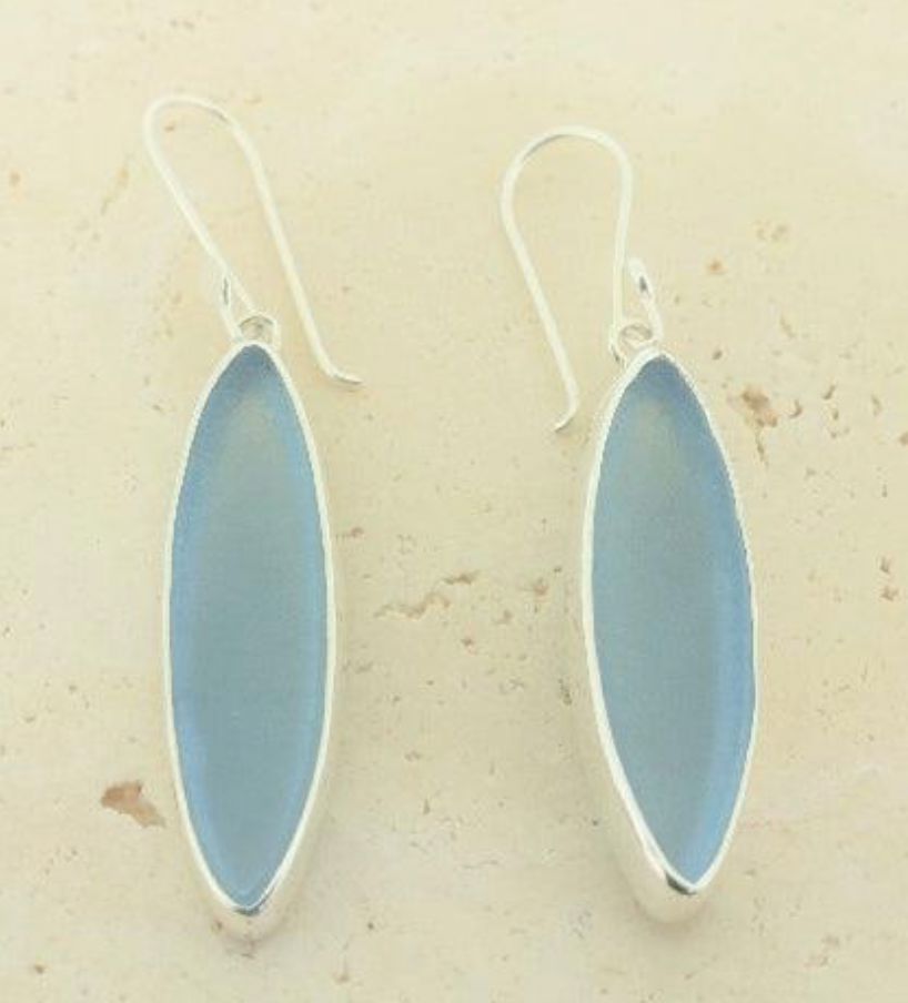 Mexican Sea-glass Long Earrings Earrings Makers & Providers 
