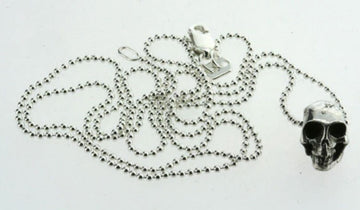 Mexican Silver Skull Necklace Necklace Makers & Providers 