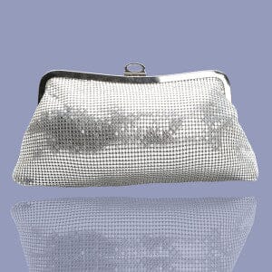 Millie Glow Mesh Handbag Accessories Aidangus Silver 