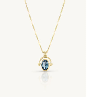 Mira Topaz Necklace by ToniMay ToniMay 18KTGP 
