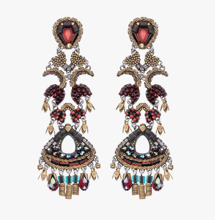 Noble Wine Burgundy Earrings Earrings Ayala Bar 