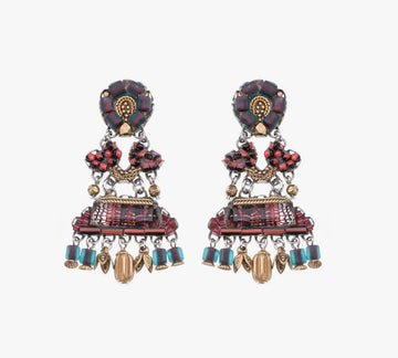 Noble Wine Carmin Earrings Earrings Ayala Bar 