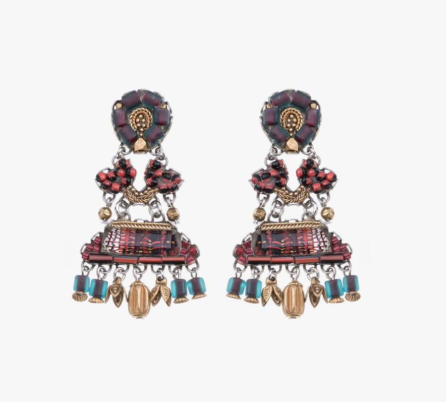Noble Wine Carmin Earrings Earrings Ayala Bar 