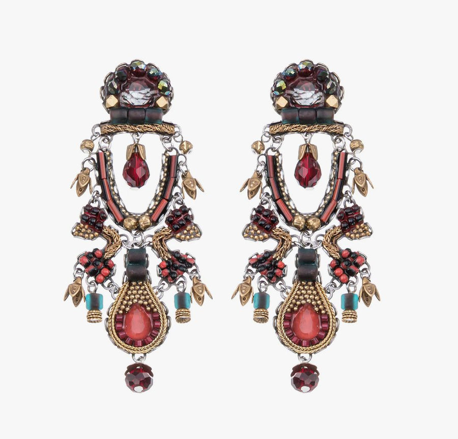 Noble Wine Cherrywood Earrings Earrings Ayala Bar 
