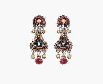 Noble Wine Claret Earrings Earrings Ayala Bar Post 