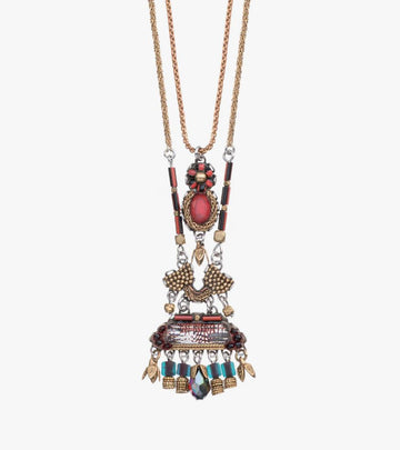 Noble Wine Garnet Necklace Necklace Ayala Bar 