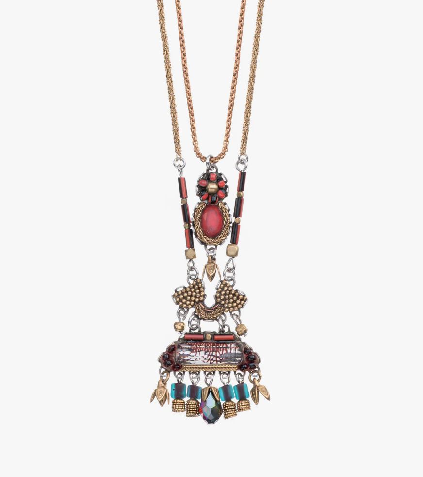 Noble Wine Garnet Necklace Necklace Ayala Bar 