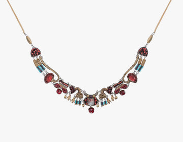 Noble Wine Scarlet Necklace Necklace Ayala Bar 