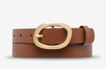 'Nocture' Leather Belt Belt Status Anxiety 