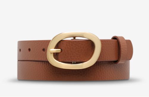 'Nocture' Leather Belt Belt Status Anxiety 
