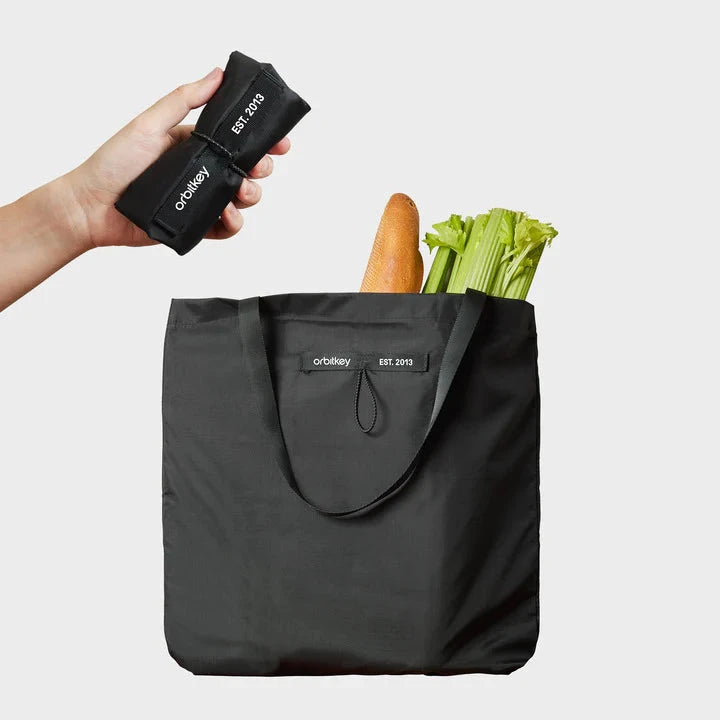 Orbitkey Foldable Tote Bag - Black Keyring Orbitkey 
