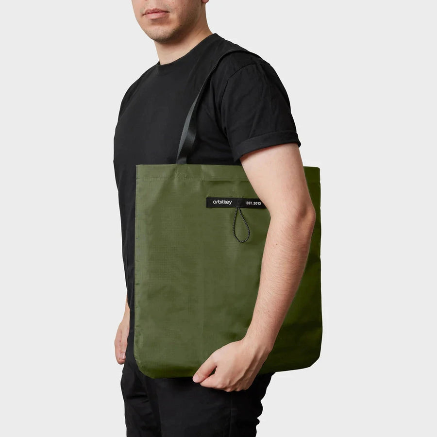 Orbitkey Foldable Tote Bag - Forest Green Keyring Orbitkey 