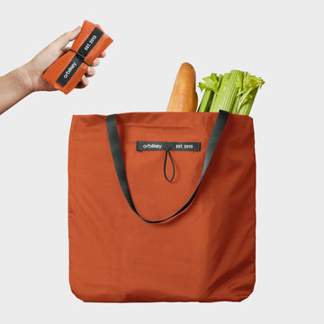 Orbitkey Foldable Tote Bag - Tangerine Limited Edition Keyring Orbitkey 