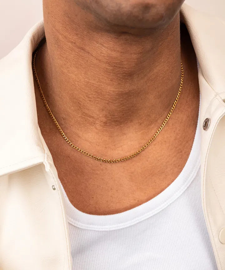 PH Curb Chain Necklace - Gold Jewellery Antell 