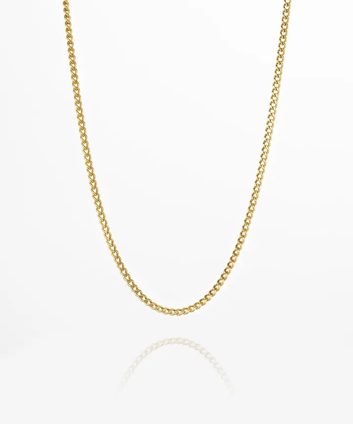 PH Curb Chain Necklace - Gold Jewellery Antell 