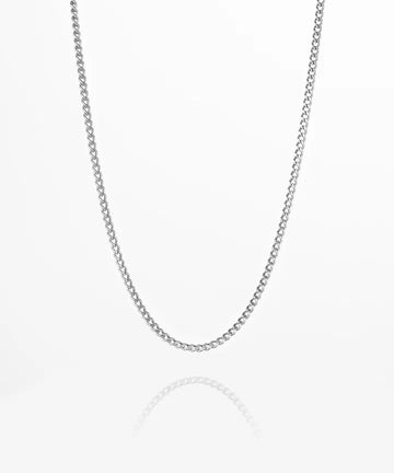 PH Curb Chain Necklace - Silver Jewellery Antell 