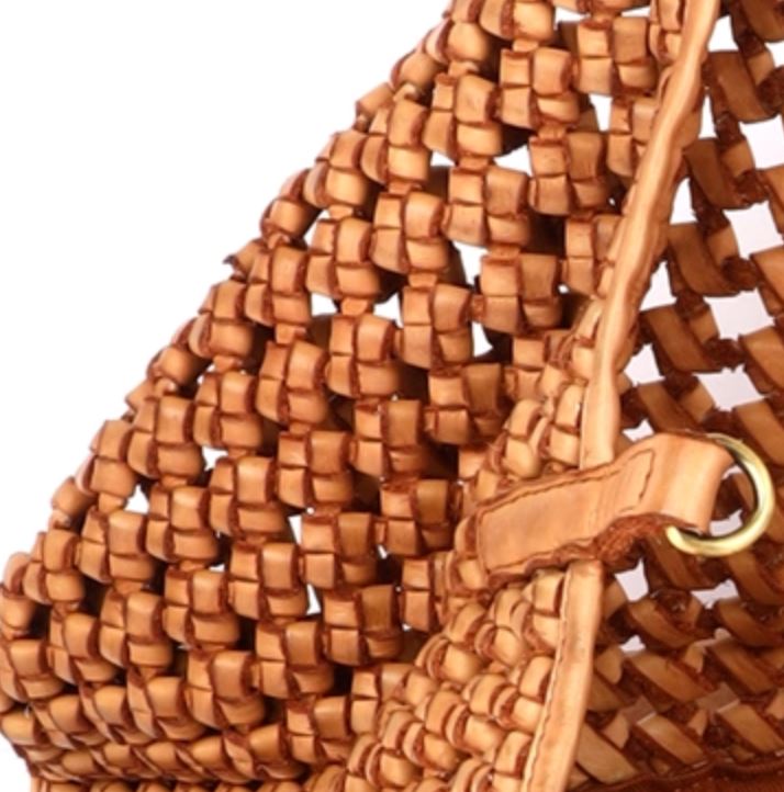 Pippa Woven Leather Bag Handbags Oran 